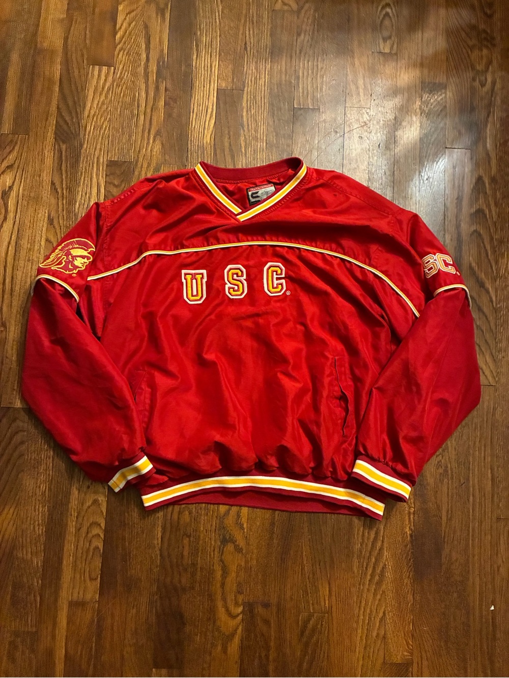 USC Red Yellow Pullover Windbreaker